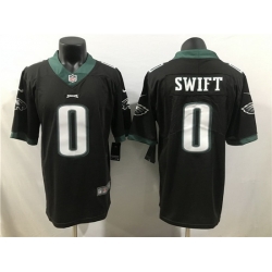 Men Philadelphia Eagles 0 D 27Andre Swift Black 2023 Draft Vapor Limited Stitched Football Jersey Men Philadelphia Eagles 0 D 27Andre Swift Black 2023 Draft Vapor Limited Stitched Football Jersey