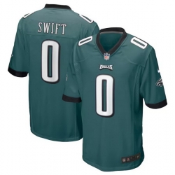 Men Philadelphia Eagles 0 D 27Andre Swift Green 2023 Draft Stitched Game Jersey Men Philadelphia Eagles 0 D 27Andre Swift Green 2023 Draft Stitched Game Jersey
