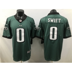 Men Philadelphia Eagles 0 D'Andre Swift Green 2023 Draft Vapor Limited Stitched Football Jersey Men Philadelphia Eagles 0 D'Andre Swift Green 2023 Draft Vapor Limited Stitched Football Jersey