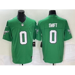 Men Philadelphia Eagles 0 D'andre Swift Green 2023 F U S E Vapor Untouchable Stitched Football Jersey Men Philadelphia Eagles 0 D'andre Swift Green 2023 F U S E Vapor Untouchable Stitched Football Jersey