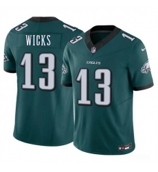 Men Philadelphia Eagles 13 Dontayvion Wicks Green 2026 F U S E Vapor Untouchable Limited Stitched Football Jersey Men Philadelphia Eagles 13 Dontayvion Wicks Green 2026 F U S E Vapor Untouchable Limited Stitched Football Jersey