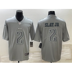 Men Philadelphia Eagles 2 Darius Slay JR Gray Atmosphere Fashion Stitched Jersey Men Philadelphia Eagles 2 Darius Slay JR Gray Atmosphere Fashion Stitched Jersey