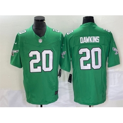 Men Philadelphia Eagles 20 Brian Dawkins Green 2023 F U S E Vapor Untouchable Stitched Football Jersey Men Philadelphia Eagles 20 Brian Dawkins Green 2023 F U S E Vapor Untouchable Stitched Football Jersey