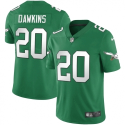 Men Philadelphia Eagles 20 Brian Dawkins Green Vapor Untouchable Limited Stitched Jersey Men Philadelphia Eagles 20 Brian Dawkins Green Vapor Untouchable Limited Stitched Jersey