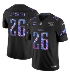 Men Philadelphia Eagles 26 Saquon Barkley Black 2024 Crucial Catch F U S E  With 4 Star C Patch Vapor Limited Stitched Football Jersey Men Philadelphia Eagles 26 Saquon Barkley Black 2024 Crucial Catch F U S E  With 4 Star C Patch Vapor Limited Stitched Football Jersey