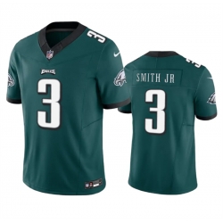 Men Philadelphia Eagles 3 Nolan Smith JR Green 2023 F U S E  Vapor Untouchable Limited Stitched Football Jersey Men Philadelphia Eagles 3 Nolan Smith JR Green 2023 F U S E  Vapor Untouchable Limited Stitched Football Jersey