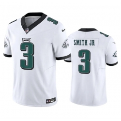 Men Philadelphia Eagles 3 Nolan Smith JR White 2023 F U S E  Vapor Untouchable Limited Stitched Football Jersey Men Philadelphia Eagles 3 Nolan Smith JR White 2023 F U S E  Vapor Untouchable Limited Stitched Football Jersey