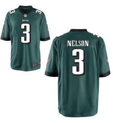 Men Philadelphia Eagles 3 Steven nelson Green Limited jersey