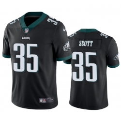 Men Philadelphia Eagles 35 Boston Scott Black Vapor Untouchable Limited Stitched Men Philadelphia Eagles 35 Boston Scott Black Vapor Untouchable Limited Stitched