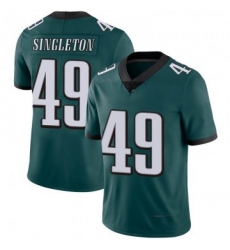 Men Philadelphia Eagles 49 Alex Singleton Green Limited Midnight Team Color Vapor Untouchable Nike Jersey