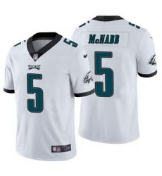 Men Philadelphia Eagles 5 Donovan McNabb White Vapor Untouchable Limited Stitched Jersey