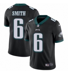 Men Philadelphia Eagles #6 DeVonta Smith Black Vapor Untouchable Limited Stitched Jersey