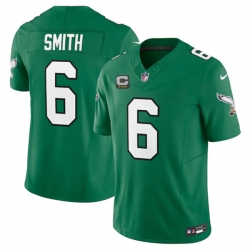 Men Philadelphia Eagles 6 DeVonta Smith Green 2023 F U S E  With C Patch Vapor Untouchable Stitched Football Jersey Men Philadelphia Eagles 6 DeVonta Smith Green 2023 F U S E  With C Patch Vapor Untouchable Stitched Football Jersey