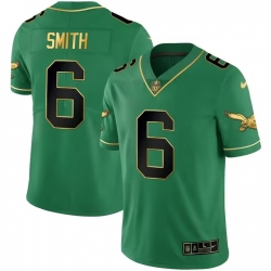 Men Philadelphia Eagles 6 DeVonta Smith Green black Vapor Untouchable Limited Stitched Jersey Men Philadelphia Eagles 6 DeVonta Smith Green black Vapor Untouchable Limited Stitched Jersey