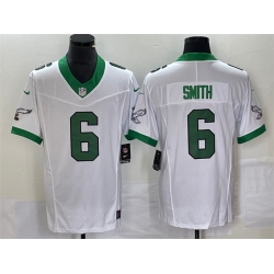 Men Philadelphia Eagles 6 DeVonta Smith White 2023 F U S E Vapor Untouchable Stitched Football Jersey Men Philadelphia Eagles 6 DeVonta Smith White 2023 F U S E Vapor Untouchable Stitched Football Jersey
