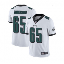 Men Philadelphia Eagles 65 Lane Johnson White Vapor Untouchable Limited Stitched Jersey Men Philadelphia Eagles 65 Lane Johnson White Vapor Untouchable Limited Stitched Jersey