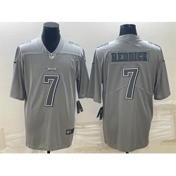 Men Philadelphia Eagles 7 Haason Reddick Gray Atmosphere Fashion Stitched Jersey Men Philadelphia Eagles 7 Haason Reddick Gray Atmosphere Fashion Stitched Jersey