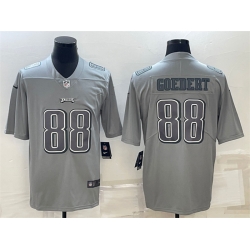 Men Philadelphia Eagles 88 Dallas Goedert Gray Atmosphere Fashion Stitched Jersey Men Philadelphia Eagles 88 Dallas Goedert Gray Atmosphere Fashion Stitched Jersey