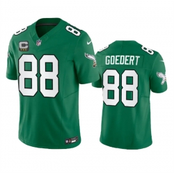 Men Philadelphia Eagles 88 Dallas Goedert Green 2023 F U S E With C Patch Vapor Untouchable Stitched Football Jersey Men Philadelphia Eagles 88 Dallas Goedert Green 2023 F U S E With C Patch Vapor Untouchable Stitched Football Jersey