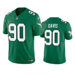 Men Philadelphia Eagles 90 Jordan Davis Green 2023 F U S E  Vapor Untouchable Stitched Football Jersey Men Philadelphia Eagles 90 Jordan Davis Green 2023 F U S E  Vapor Untouchable Stitched Football Jersey