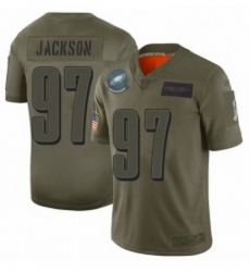 Men Philadelphia Eagles 97 Malik Jackson Limited Camo 2019 Salute to Service Football Jersey