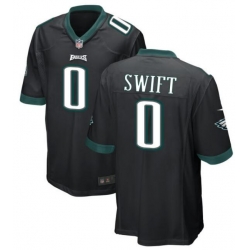 Men's Philadelphia Eagles D'Andre Swift #0 Black Vapor Limited Stitched NFL Jersey Men's Philadelphia Eagles D'Andre Swift #0 Black Vapor Limited Stitched NFL Jersey