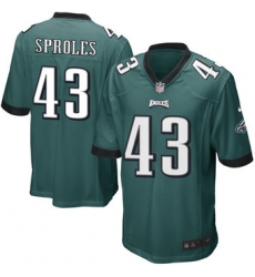 Mens Philadelphia Eagles Darren Sproles Nike Green Alternate Game Jersey