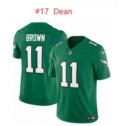 Men's Philadelphia Eagles Nakobe Dean #17 Nike Kelly Green Alternate Game Jersey Men's Philadelphia Eagles Nakobe Dean #17 Nike Kelly Green Alternate Game Jersey