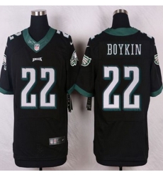 NEW Philadelphia Eagles #22 Brandon Boykin Black Alternate Mens Stitched NFL New Elite Jersey