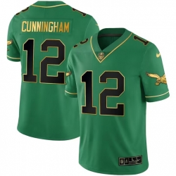 Nike Eagles 12 Randall Cunningham Green Black Men Stitched NFL Limited Rush Jersey Nike Eagles 12 Randall Cunningham Green Black Men Stitched NFL Limited Rush Jersey