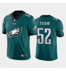 Nike Eagles 52 Davion Taylor Green Team Big Logo Vapor Untouchable Limited Jersey