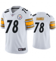 Men Pittsburgh Steelers 78 James Daniels White Vapor Untouchable Limited Stitched jersey