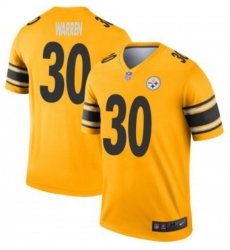 Men Pittsburgh Steelers Jaylen Warren Vapor #30 Limited Inverted Gold Stitched NFL jersey