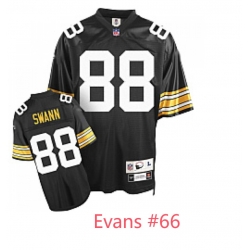 Men Steelers Evans #66 Throwback Stitched NFL Jersey