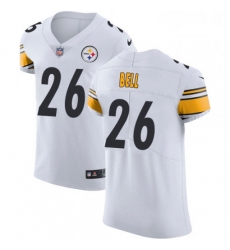 Mens Nike Pittsburgh Steelers 26 LeVeon Bell White Vapor Untouchable Elite Player NFL Jersey