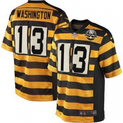 Nike Steelers #13 James Washington Black Yellow Alternate Youth Stitched NFL Elite Jersey Nike Steelers #13 James Washington Black Yellow Alternate Youth Stitched NFL Elite Jersey