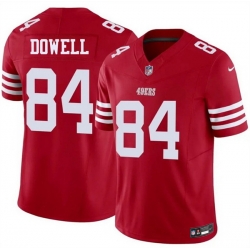 Men San Francisco 49ers  84 Colton Dowell Red 2026 F U S E  Vapor Untouchable Limited Stitched Football Jersey