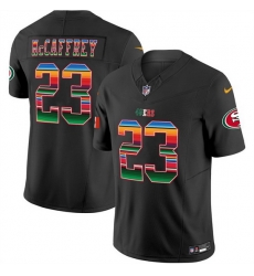Men San Francisco 49ers  Christian McCaffrey Black Mexico 2026 F U S E  Vapor Untouchable Limited Stitched Football Jersey