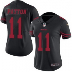 Nike 49ers #11 Quinton Patton Black Womens Stitched NFL Limited Rush Jersey Nike 49ers #11 Quinton Patton Black Womens Stitched NFL Limited Rush Jersey