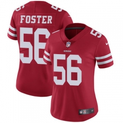 Nike 49ers #56 Reuben Foster Red Team Color Womens Stitched NFL Vapor Untouchable Limited Jersey Nike 49ers #56 Reuben Foster Red Team Color Womens Stitched NFL Vapor Untouchable Limited Jersey