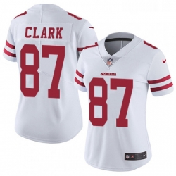 Womens Nike San Francisco 49ers 87 Dwight Clark White Vapor Untouchable Limited Player NFL Jersey Womens Nike San Francisco 49ers 87 Dwight Clark White Vapor Untouchable Limited Player NFL Jersey