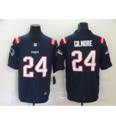 Nike Patriots 24 Stephon Gilmore Navy New Vapor Untouchable Limited Jersey