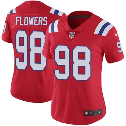 Nike Patriots #98 Trey Flowers Red Alternate Womens Stitched NFL Vapor Untouchable Limited Jersey Nike Patriots #98 Trey Flowers Red Alternate Womens Stitched NFL Vapor Untouchable Limited Jersey