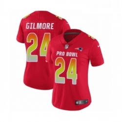 Womens Nike New England Patriots 24 Stephon Gilmore Limited Red AFC 2019 Pro Bowl NFL Jersey Womens Nike New England Patriots 24 Stephon Gilmore Limited Red AFC 2019 Pro Bowl NFL Jersey