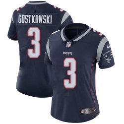 Womens Nike Patriots #3 Stephen Gostkowski Navy Blue Team Color  Stitched NFL Vapor Untouchable Limited Jersey Womens Nike Patriots #3 Stephen Gostkowski Navy Blue Team Color  Stitched NFL Vapor Untouchable Limited Jersey