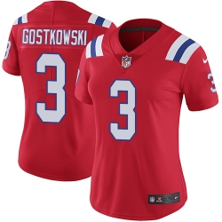 Womens Nike Patriots #3 Stephen Gostkowski Red Alternate  Stitched NFL Vapor Untouchable Limited Jersey Womens Nike Patriots #3 Stephen Gostkowski Red Alternate  Stitched NFL Vapor Untouchable Limited Jersey