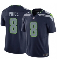 Men Seattle Seahawks 8 Jadarian Price Navy 2026 F U S E Vapor Untouchable Limited Stitched Football Jersey Men Seattle Seahawks 8 Jadarian Price Navy 2026 F U S E Vapor Untouchable Limited Stitched Football Jersey