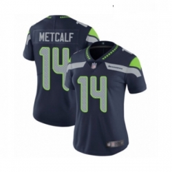 Womens Seattle Seahawks 14 DK Metcalf Navy Blue Team Color Vapor Untouchable Limited Player Football Jersey Womens Seattle Seahawks 14 DK Metcalf Navy Blue Team Color Vapor Untouchable Limited Player Football Jersey