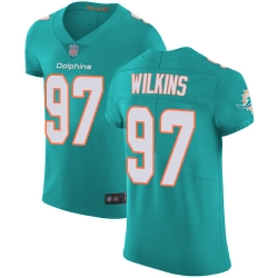 Dolphins 97 Christian Wilkins Aqua Green Team Color Men Stitched Football Vapor Untouchable Elite Jersey Dolphins 97 Christian Wilkins Aqua Green Team Color Men Stitched Football Vapor Untouchable Elite Jersey