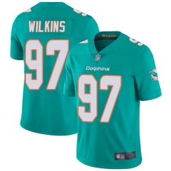 Dolphins 97 Christian Wilkins Aqua Green Team Color Men Stitched Football Vapor Untouchable Limited Jersey Dolphins 97 Christian Wilkins Aqua Green Team Color Men Stitched Football Vapor Untouchable Limited Jersey